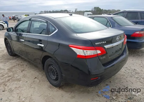 2015 Nissan Sentra Sv из США, поврежденный, VIN 3N1AB7AP9FL643643